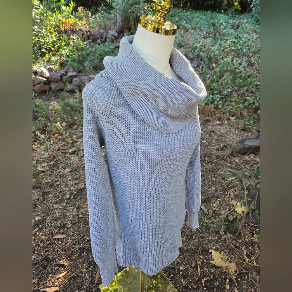 Michael Kors‎ XS Light Gray Cowl Neck Sweater
